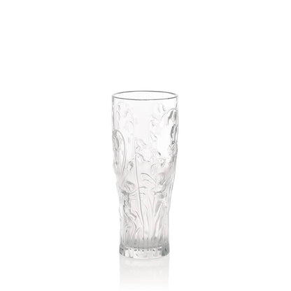Lalique Elfes Vase Clear Crystal Vase by  Lalique at   FormFluent Sydney, Australia