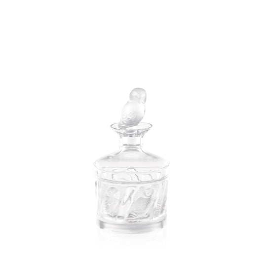 Owl Decanter Lalique clear crystal