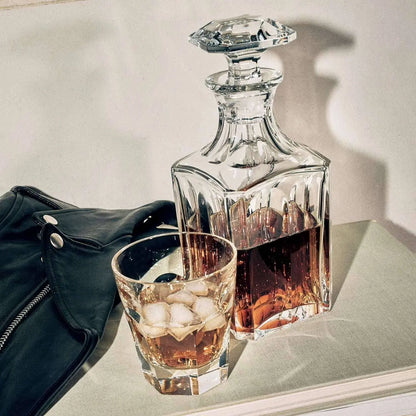 Baccarat Harcourt 1841 Whisky Decanter Clear and Red Crystal Barware by  Baccarat at   FormFluent Sydney, Australia