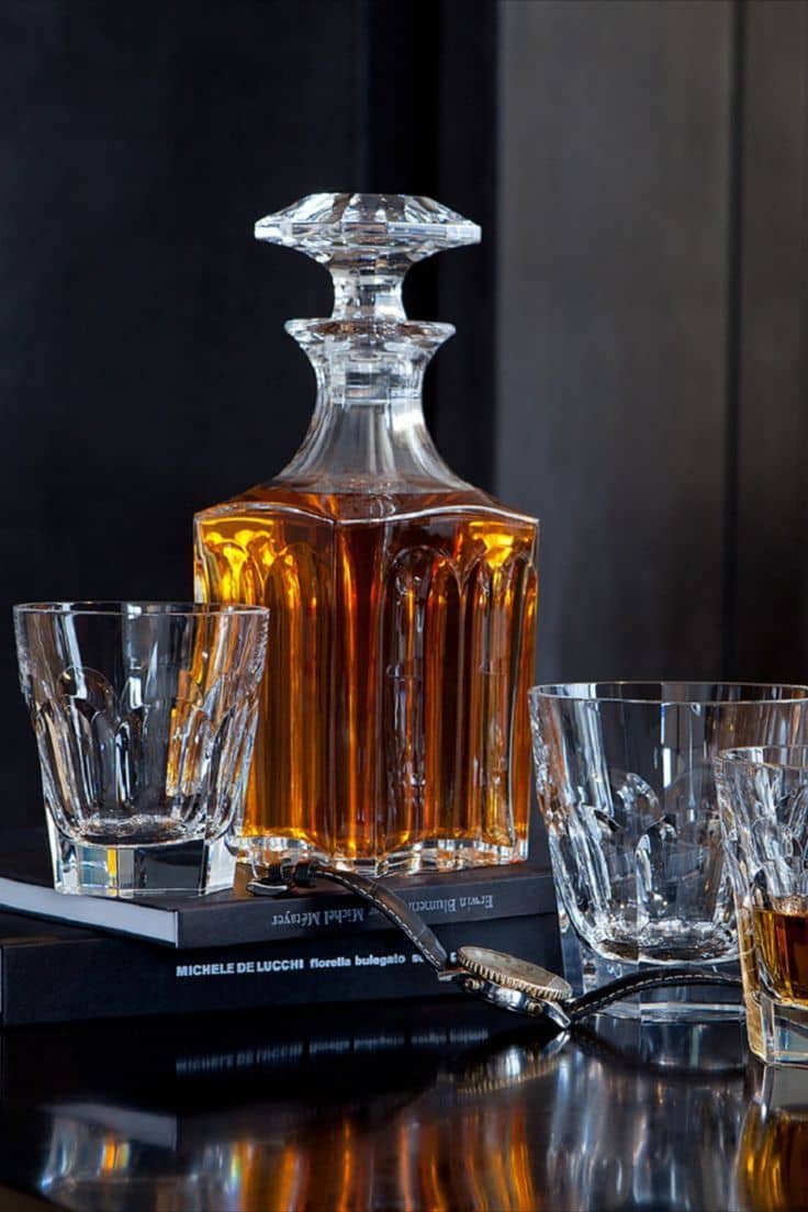 Baccarat Harcourt 1841 Whisky Decanter Clear Crystal Barware by  Baccarat at   FormFluent Sydney, Australia