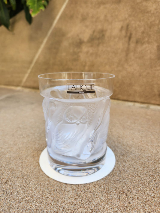 Lalique Owl Whisky Crystal Tumbler