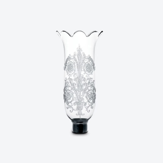 Baccarat Tulip Hurricane Shade Scalloped Top Acanthus
