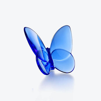 Baccarat Lucky Butterfly Blue Crystal Sculpture by  Baccarat at   FormFluent Sydney, Australia