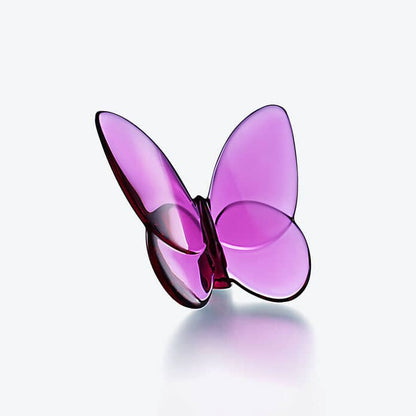 Baccarat Lucky Butterfly Peony Crystal Sculpture by  Baccarat at   FormFluent Sydney, Australia