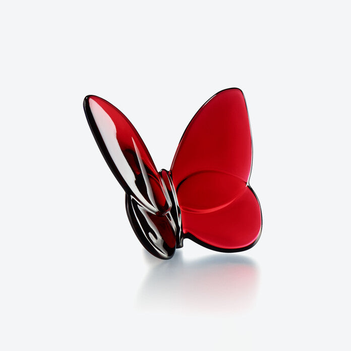  Baccarat Lucky Butterfly Red Crystal Sculpture by Baccarat at  FormFluent