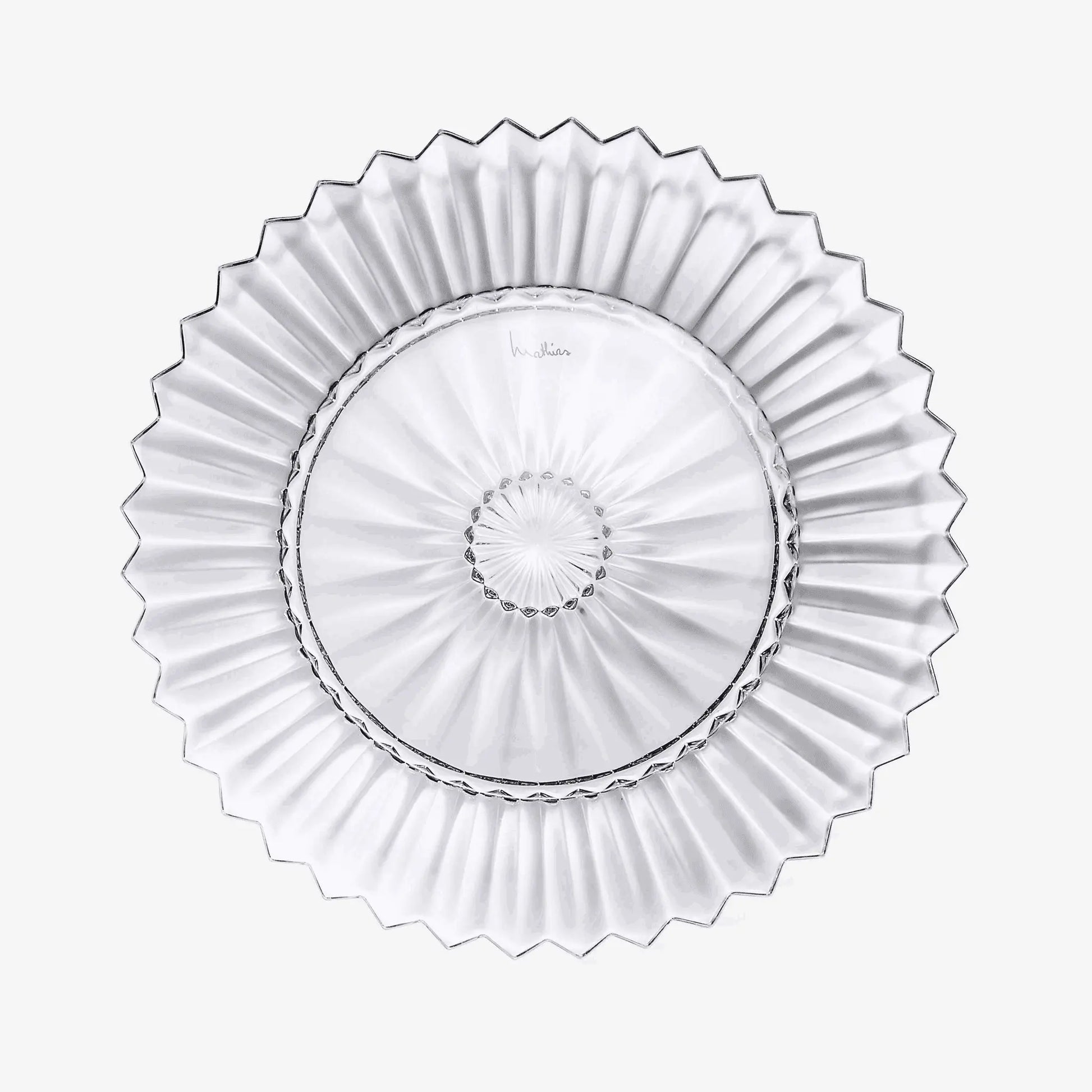 Baccarat Mille Nuits Plate Dinner Plate by  Baccarat at   FormFluent Sydney, Australia