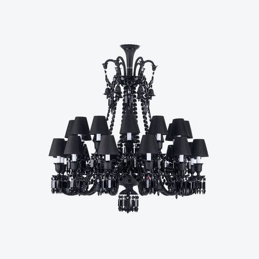 Baccarat Zénith Chandelier Black (24L) - FormFluent