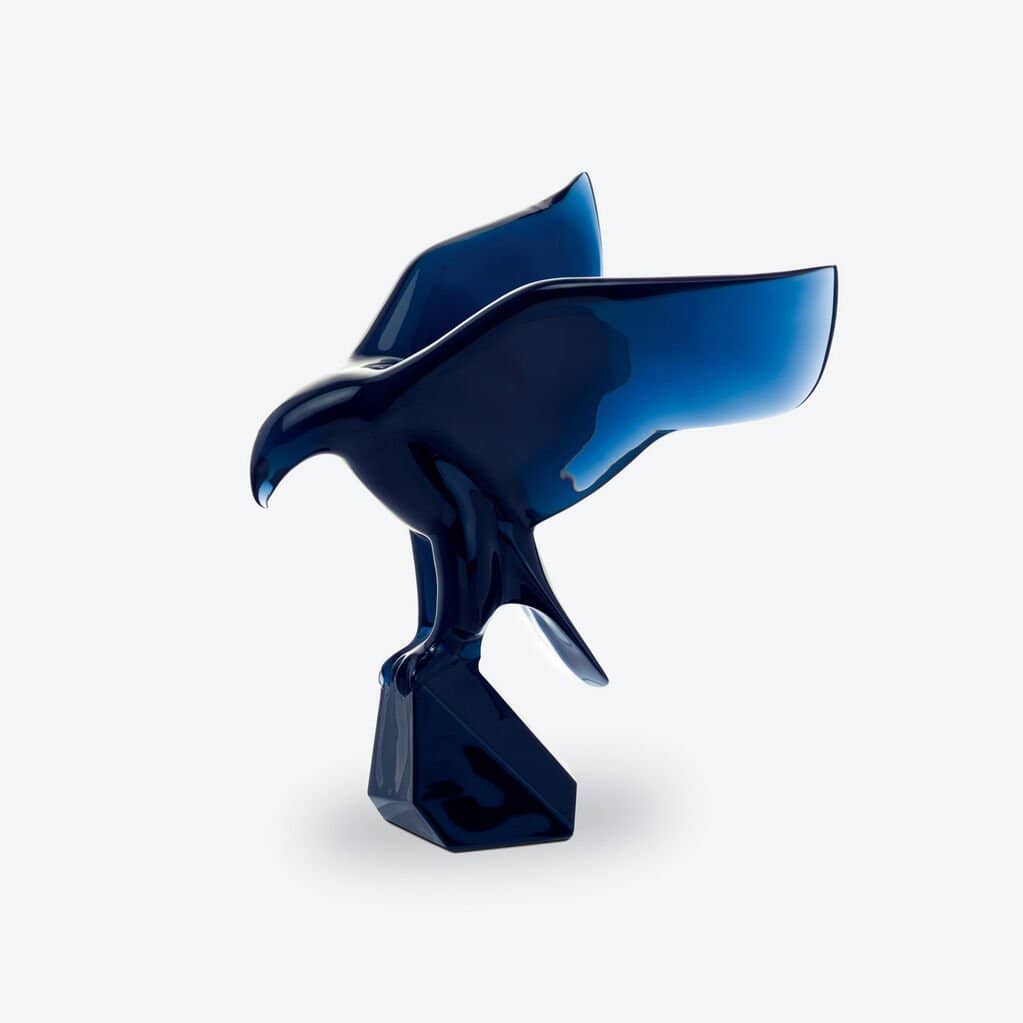 Baccarat Imperator Eagle Sculpture - Midnight Blue Crystal Sculpture by  Baccarat at   FormFluent Sydney, Australia