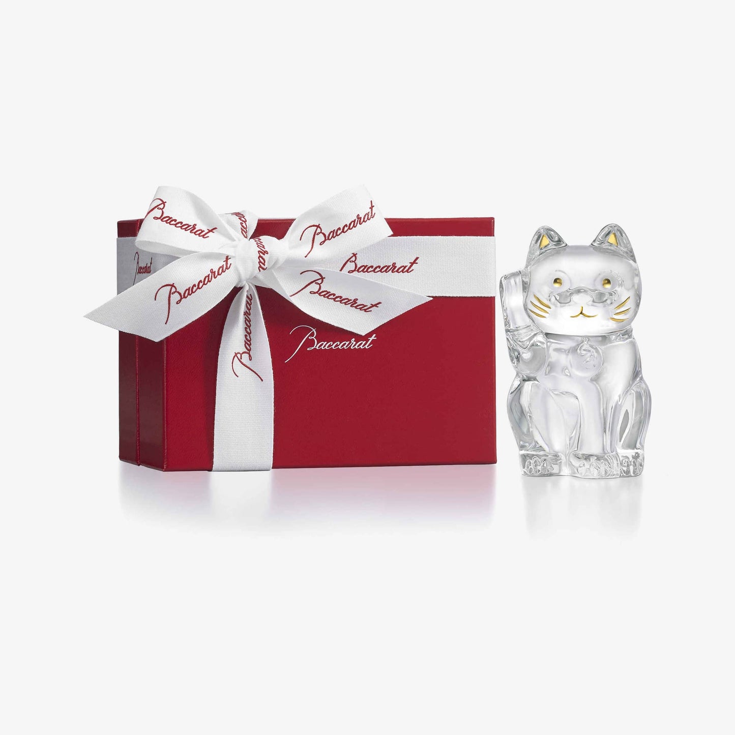 Baccarat Cat Maneki Neko S Figurine