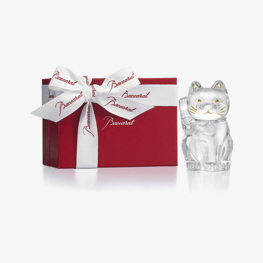 Baccarat Cat Maneki Neko S Figurine