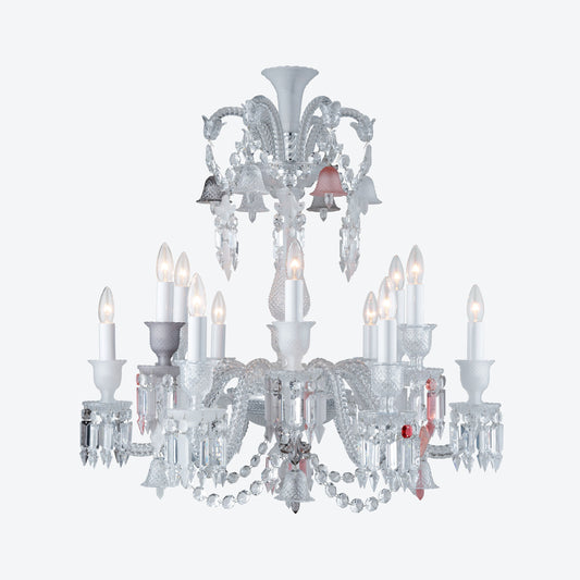 Buy Authentic Baccarat Baccarat Zénith Flou Je te Vois Flou Chandelier (12L) Lighting - FormFluent Sydney Australia
