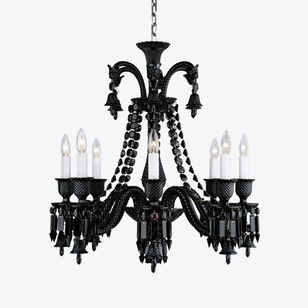 Baccarat Zénith Chandelier Black (12L) - FormFluent