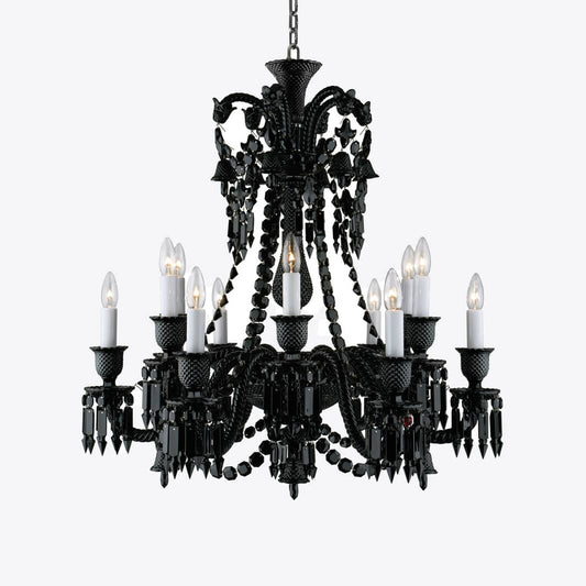 Baccarat Zénith Chandelier Black (18L) - FormFluent