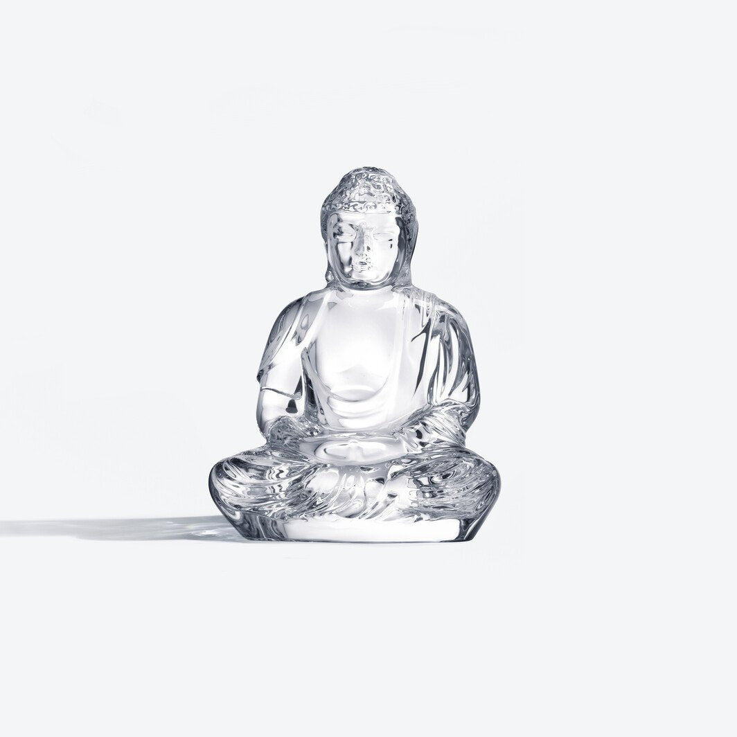 Baccarat Baccarat Buddha Figurine Clear Crystal Sculpture Sculpture - FormFluent Sydney Australia