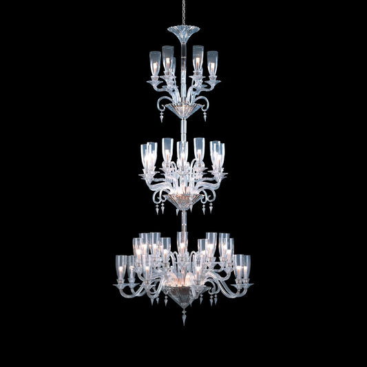 Baccarat Mille Nuits Chandelier Hurricane Shades (42L)