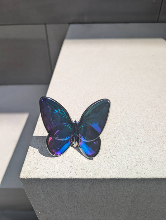  Baccarat Lucky Butterfly Blue Scarabee Crystal Sculpture by Baccarat at  FormFluent