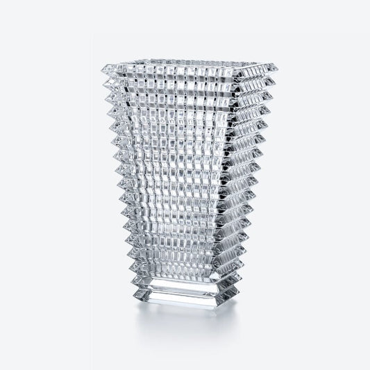  Baccarat Eye Rectangular Vase Large Clear Crystal  by Baccarat at  FormFluent