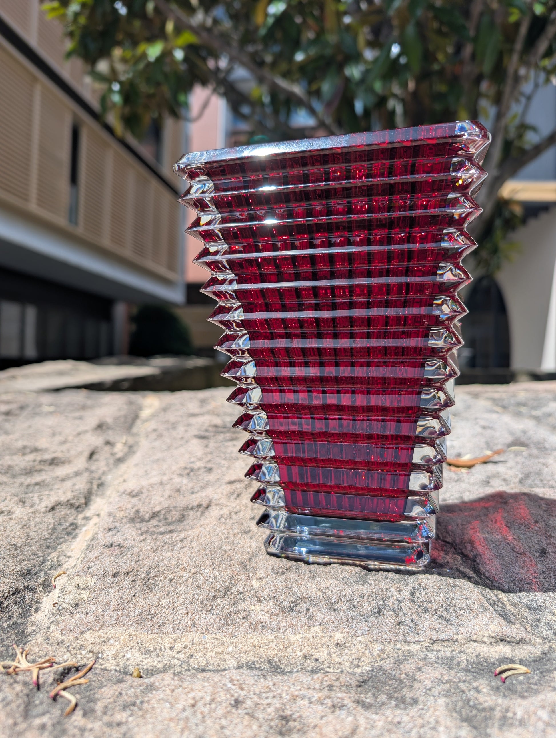 Buy Authentic Baccarat Baccarat Eye Rectangular Vase S Vase - FormFluent Sydney Australia