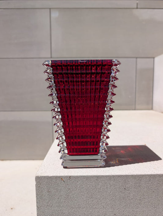  Baccarat Eye Rectangular Vase Small Blue Crystal Vase by Baccarat at  FormFluent