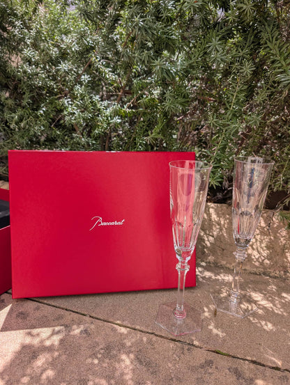 Baccarat Harcourt Eve Champagne Flutes Set of 2 - Clear Glassware by  Baccarat at   FormFluent Sydney, Australia