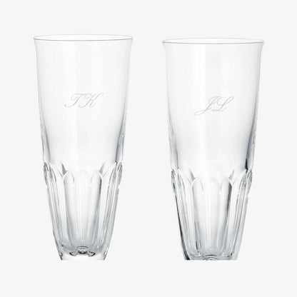 Baccarat Harcourt Eve Champagne Flutes Set of 2 - Red Glassware by  Baccarat at   FormFluent Sydney, Australia