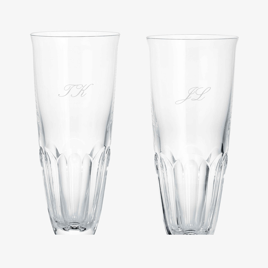  Baccarat Harcourt Eve Champagne Flutes Set of 2 - Clear Glassware by Baccarat at  FormFluent