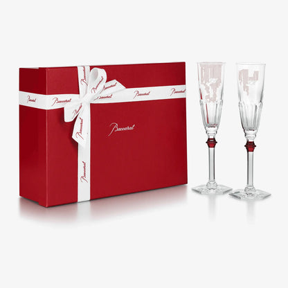 Baccarat Harcourt Eve Champagne Flutes Set of 2 - Red Glassware by  Baccarat at   FormFluent Sydney, Australia
