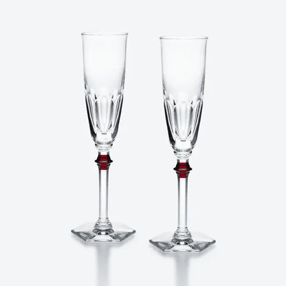Baccarat Harcourt Eve Champagne Flutes Set of 2 - Red Glassware by  Baccarat at   FormFluent Sydney, Australia