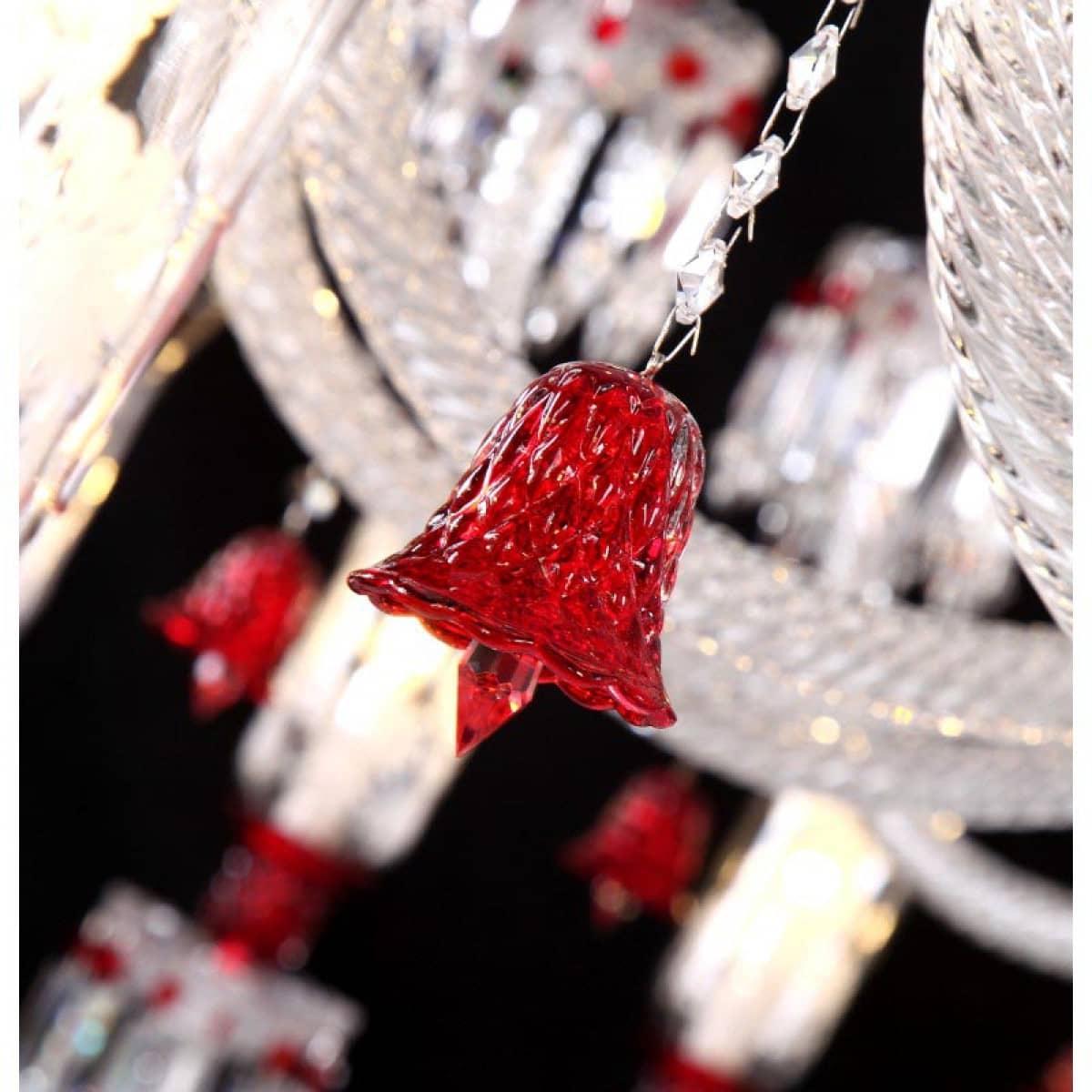 Baccarat Zénith Chandelier Red (8L) - FormFluent