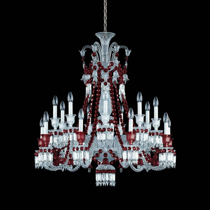 Baccarat Zénith Chandelier Red (18L) - FormFluent