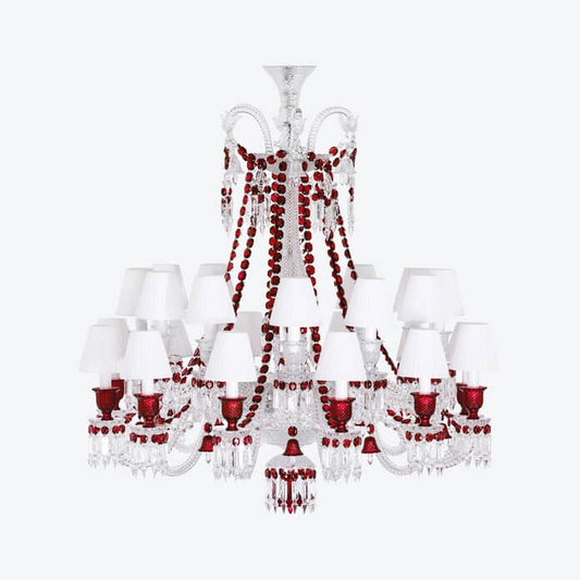 Baccarat Zénith Chandelier Red (24L) - FormFluent