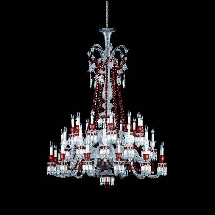 Baccarat Zénith Chandelier Red (36L) - FormFluent