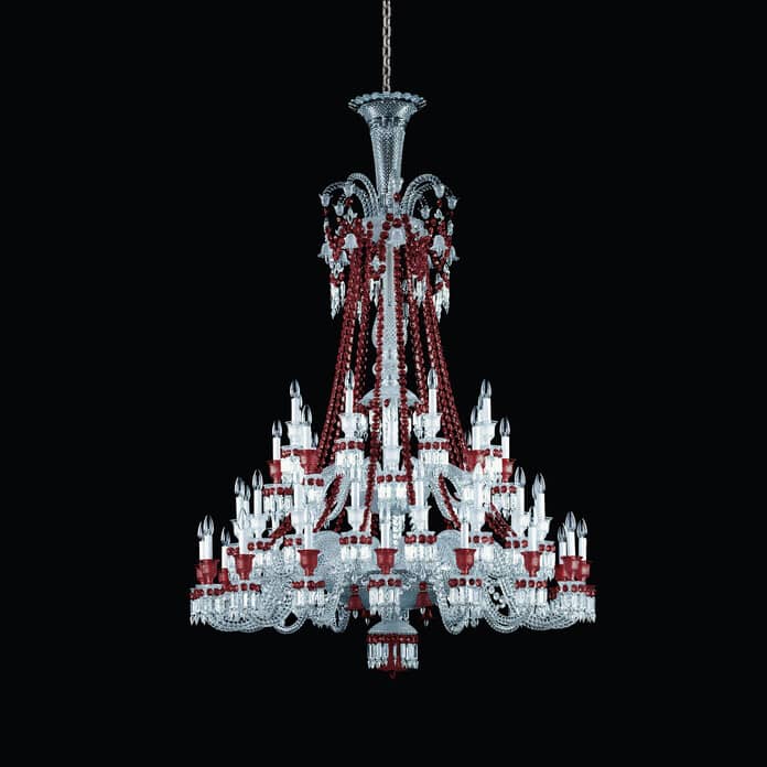 Baccarat Zénith Chandelier Red (48L) - FormFluent