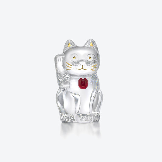  Baccarat Cat Maneki Neko Octagon Figurine Sculpture by Baccarat at  FormFluent