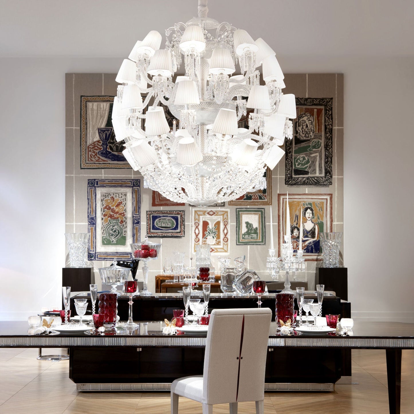 Baccarat Le Roi Soleil Chandelier (40L)