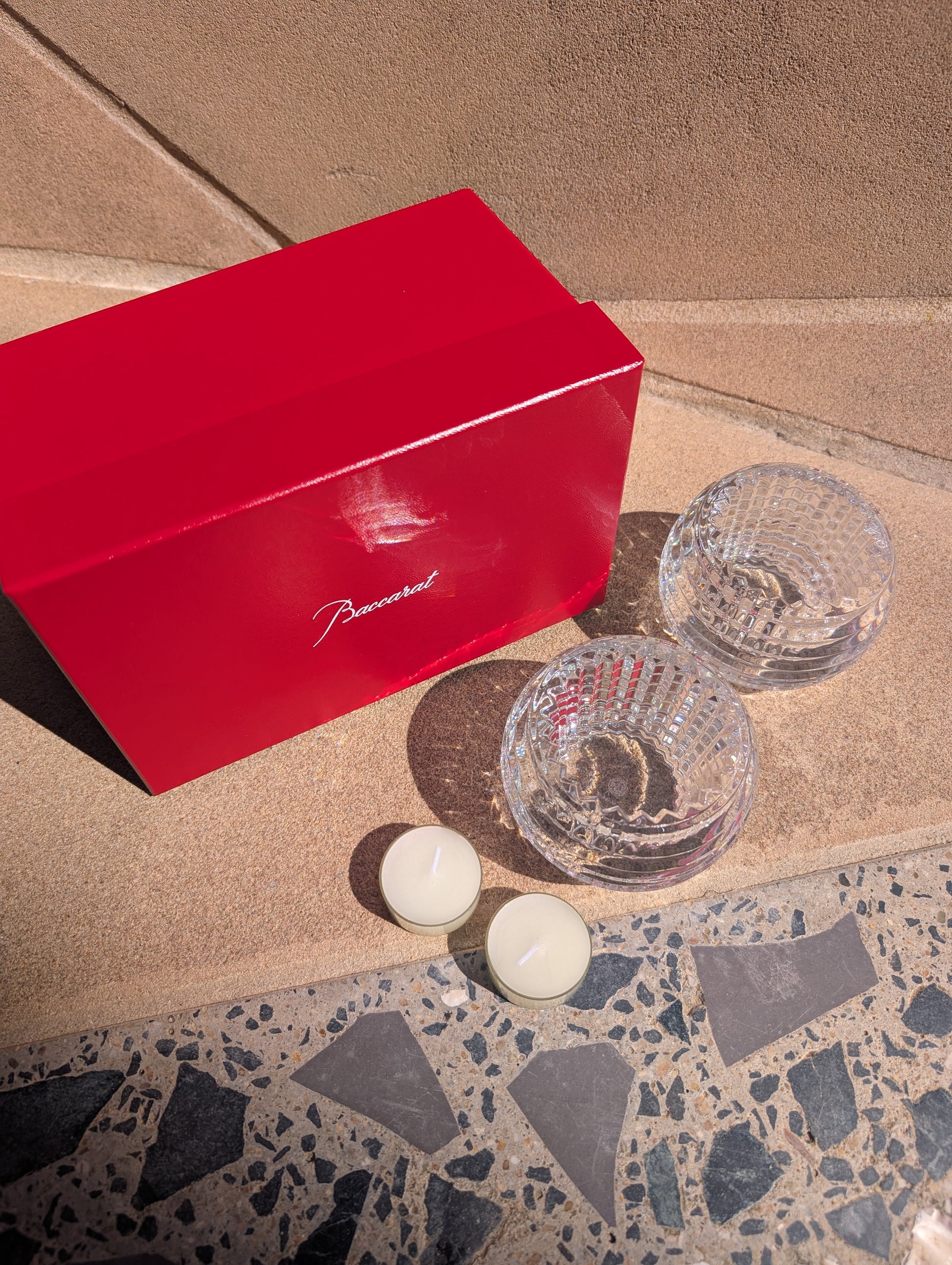 Buy Authentic Baccarat Baccarat Eye Votive Clear (Set of 2)  - FormFluent Sydney Australia