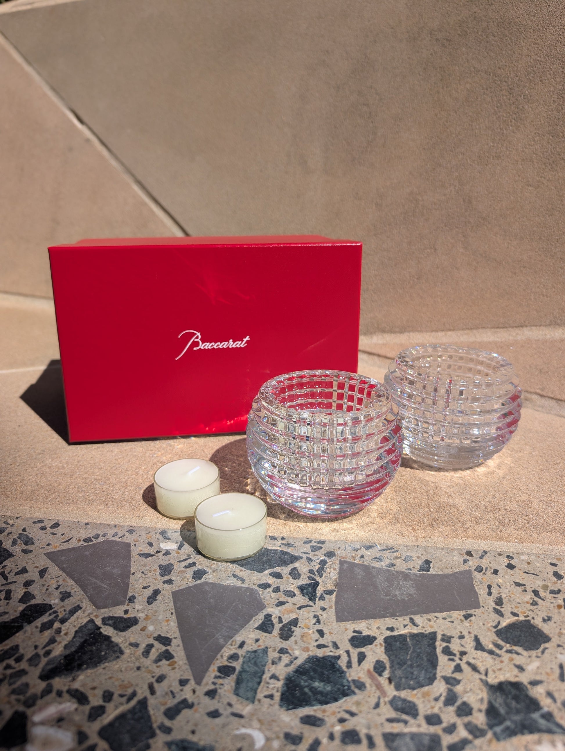 Buy Authentic Baccarat Baccarat Eye Votive Clear (Set of 2)  - FormFluent Sydney Australia
