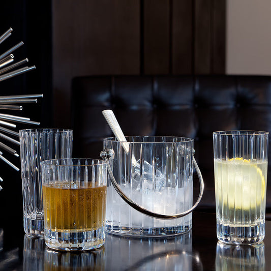 Baccarat Harmonie On The Rocks Tumblers and Ice Bucket Set
