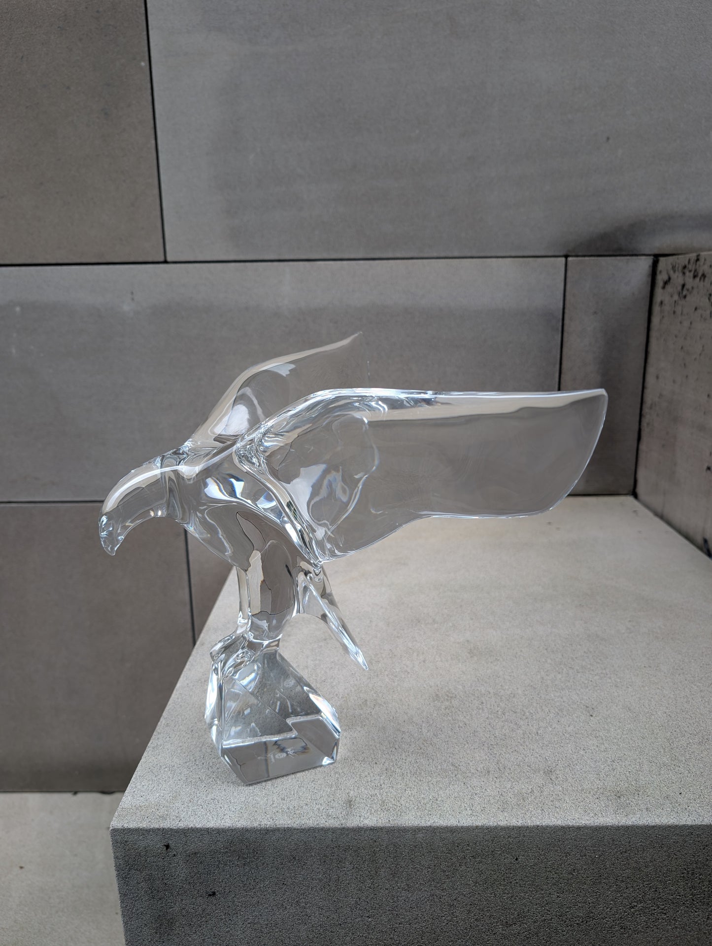 Baccarat Imperator Eagle Sculpture Clear Crystal Limited Edition