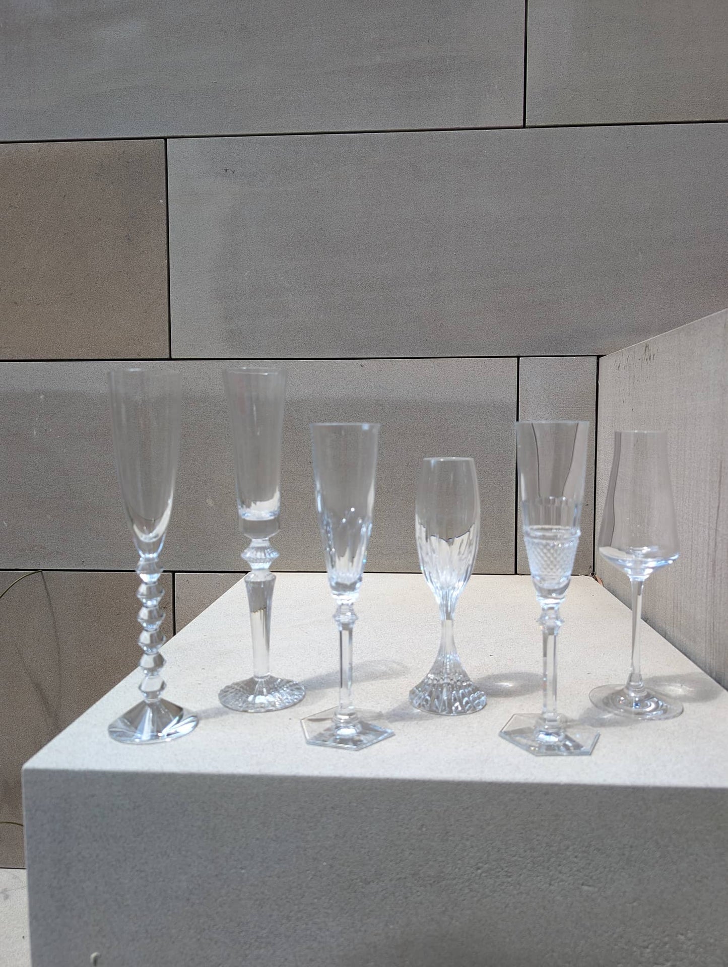 Baccarat Bubble Box Champagne Flutes Set (6 glasses)