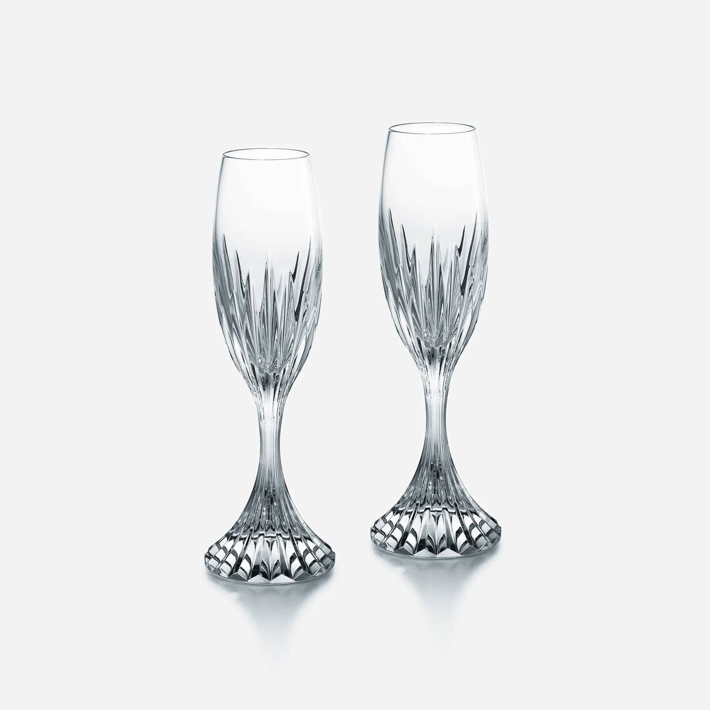 Baccarat Masséna Champagne Flutes (Set of 2)  by  Baccarat at   FormFluent Sydney, Australia