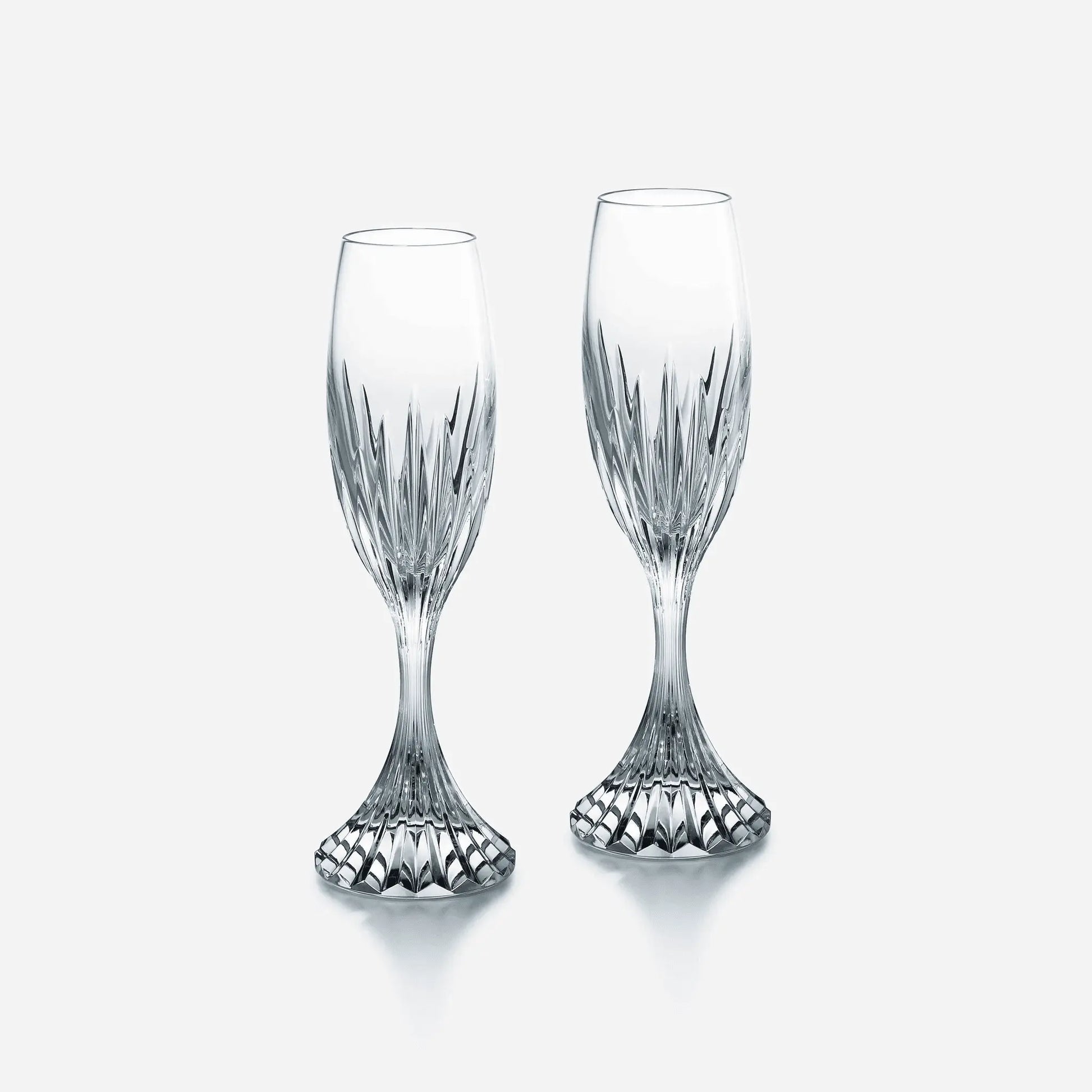 Baccarat Masséna Champagne Flutes (Set of 2)  by  Baccarat at   FormFluent Sydney, Australia