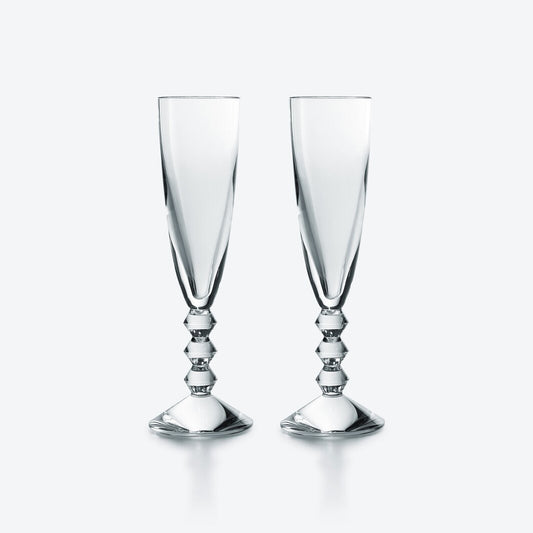 Baccarat Baccarat Véga Flutes (Set of 2) Barware - FormFluent Sydney Australia