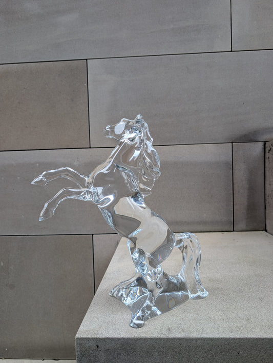 Baccarat Marengo Horse Sculpture Clear Crystal - FormFluent