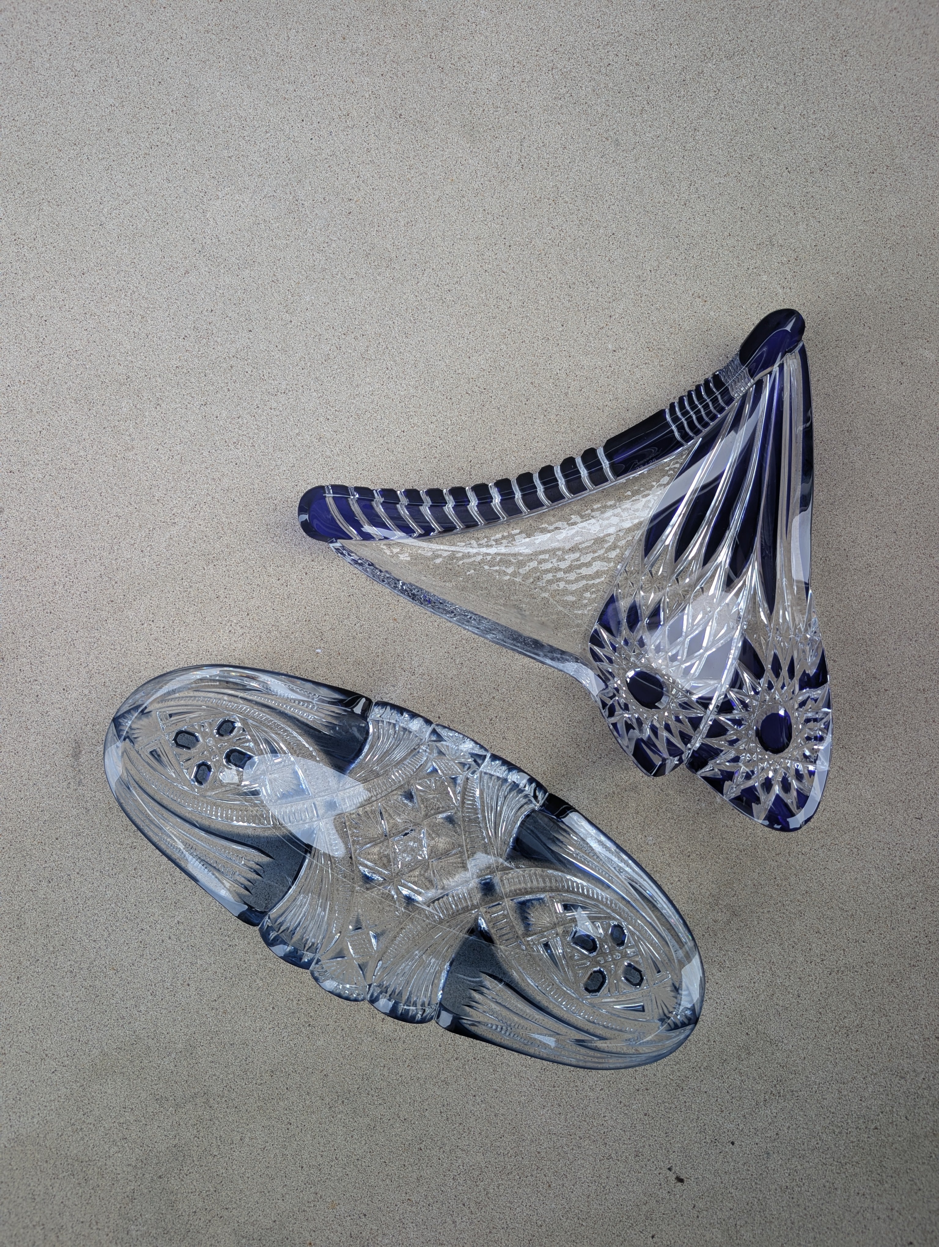 Baccarat Coupe Flammes Midnight Blue Ltd Ed - Haute Couture