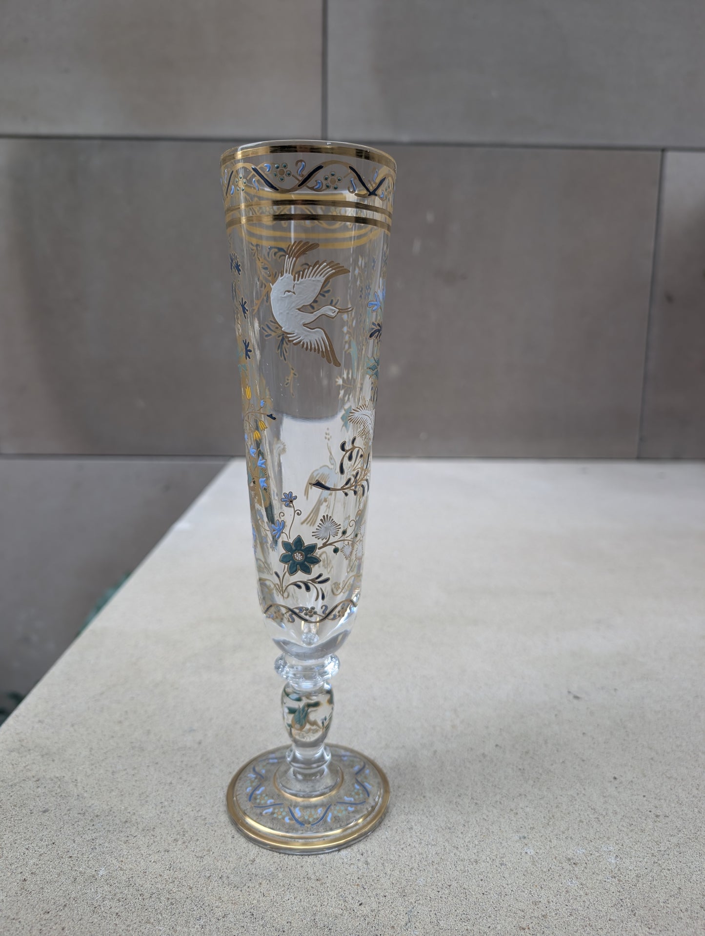 Baccarat Vase Les Oies Célestes Limited Edition - Haute Couture