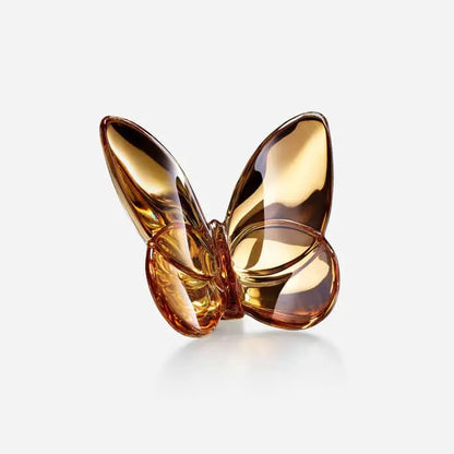 Baccarat Lucky Butterfly Gold Crystal Sculpture by  Baccarat at   FormFluent Sydney, Australia
