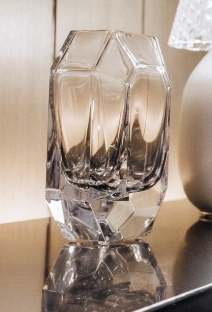 Baccarat Octogone Vase Clear Crystal - FormFluent