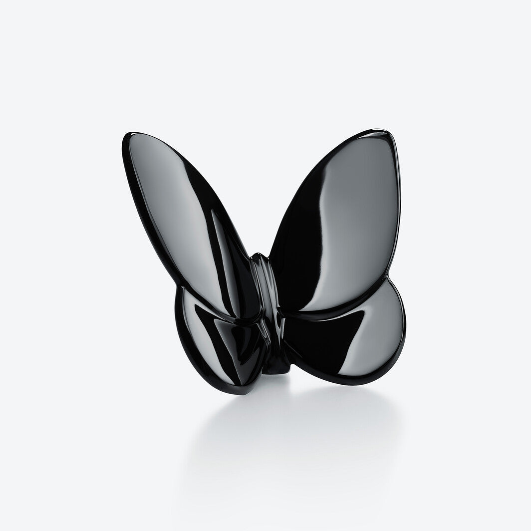  Baccarat Lucky Butterfly Black Crystal Sculpture by Baccarat at  FormFluent