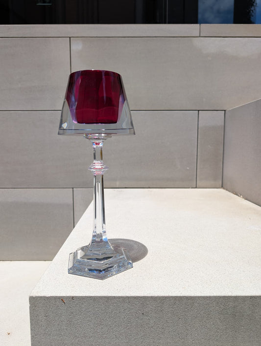  Baccarat Harcourt My Fire Candlestick Red  by Baccarat at  FormFluent
